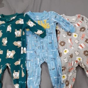 Fleece Footie Pajamas